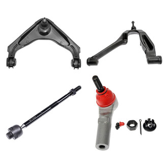 Dorman® - OE Solutions™ Front Driver Side Lower and Upper Control Arm with Ball Joint and Tie Rod End Kit