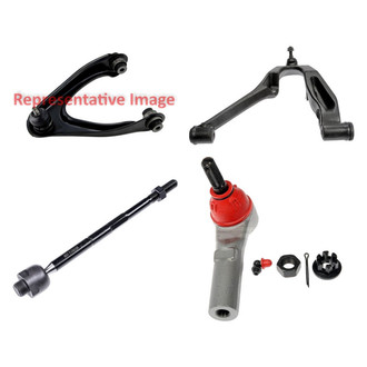 Dorman® - OE Solutions™ Front Driver Side Lower and Upper Control Arm with Ball Joint and Tie Rod End Kit
