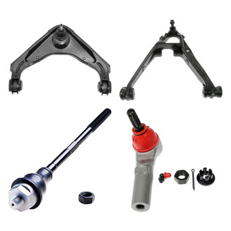 Dorman® - OE Solutions™ Front Driver Side Lower and Upper Control Arm with Ball Joint and Tie Rod End Kit