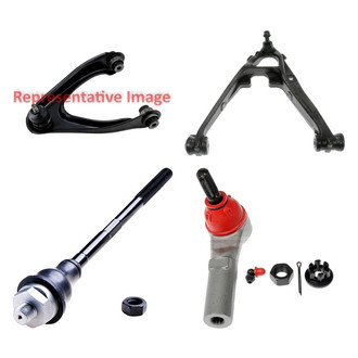 Dorman® - OE Solutions™ Front Driver Side Lower and Upper Control Arm with Ball Joint and Tie Rod End Kit