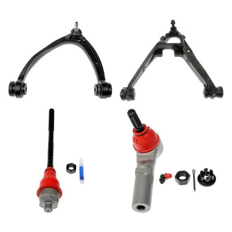 Dorman® - OE Solutions™ Front Driver Side Lower and Upper Control Arm with Ball Joint and Tie Rod End Kit