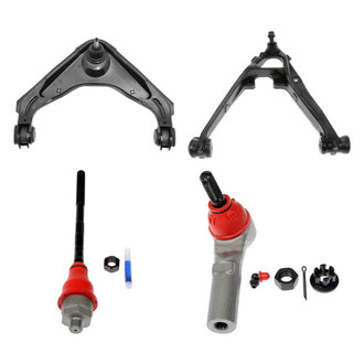 Dorman® - OE Solutions™ Front Driver Side Lower and Upper Control Arm with Ball Joint and Tie Rod End Kit