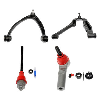 Dorman® - OE Solutions™ Front Driver Side Lower and Upper Control Arm with Ball Joint and Tie Rod End Kit