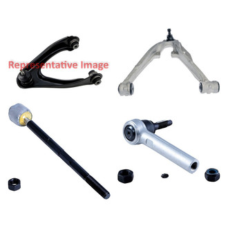 Dorman® - OE Solutions™ Front Driver Side Lower and Upper Control Arm with Ball Joint and Tie Rod End Kit