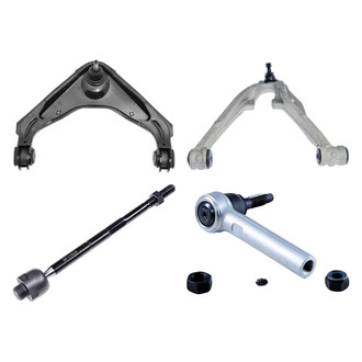 Dorman® - OE Solutions™ Front Driver Side Lower and Upper Control Arm with Ball Joint and Tie Rod End Kit