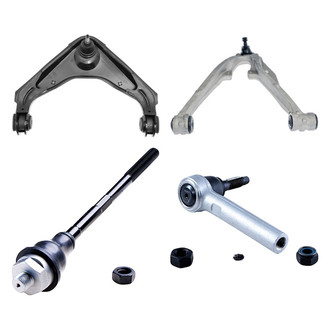 Dorman® - OE Solutions™ Front Driver Side Lower and Upper Control Arm with Ball Joint and Tie Rod End Kit