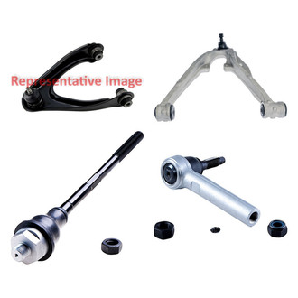 Dorman® - OE Solutions™ Front Driver Side Lower and Upper Control Arm with Ball Joint and Tie Rod End Kit