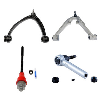 Dorman® - OE Solutions™ Front Driver Side Lower and Upper Control Arm with Ball Joint and Tie Rod End Kit