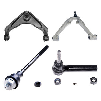 Dorman® - OE Solutions™ Front Driver Side Lower and Upper Control Arm with Ball Joint and Tie Rod End Kit