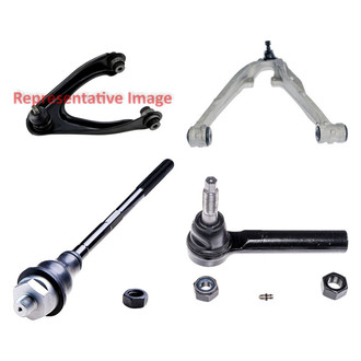 Dorman® - OE Solutions™ Front Driver Side Lower and Upper Control Arm with Ball Joint and Tie Rod End Kit