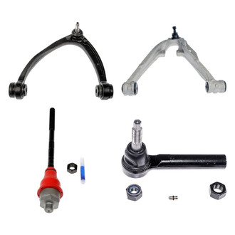 Dorman® - OE Solutions™ Front Driver Side Lower and Upper Control Arm with Ball Joint and Tie Rod End Kit