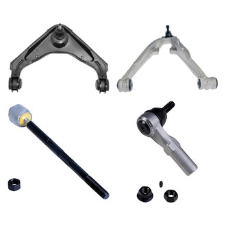 Dorman® - OE Solutions™ Front Driver Side Lower and Upper Control Arm with Ball Joint and Tie Rod End Kit