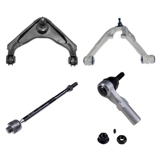 Dorman® - OE Solutions™ Front Driver Side Lower and Upper Control Arm with Ball Joint and Tie Rod End Kit