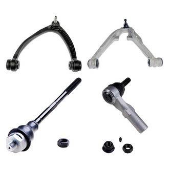 Dorman® - OE Solutions™ Front Driver Side Lower and Upper Control Arm with Ball Joint and Tie Rod End Kit