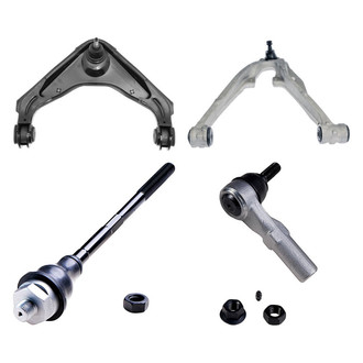 Dorman® - OE Solutions™ Front Driver Side Lower and Upper Control Arm with Ball Joint and Tie Rod End Kit
