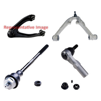 Dorman® - OE Solutions™ Front Driver Side Lower and Upper Control Arm with Ball Joint and Tie Rod End Kit