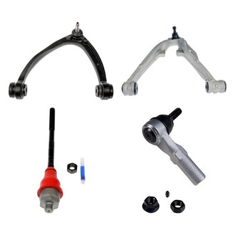 Dorman® - OE Solutions™ Front Driver Side Lower and Upper Control Arm with Ball Joint and Tie Rod End Kit