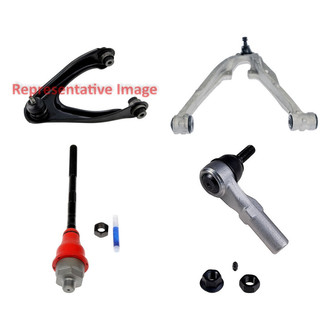 Dorman® - OE Solutions™ Front Driver Side Lower and Upper Control Arm with Ball Joint and Tie Rod End Kit