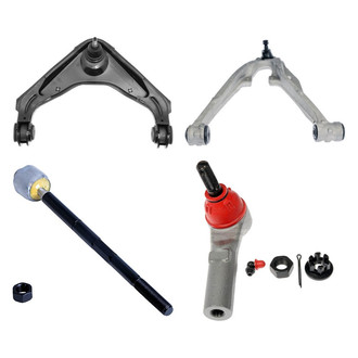 Dorman® - OE Solutions™ Front Driver Side Lower and Upper Control Arm with Ball Joint and Tie Rod End Kit