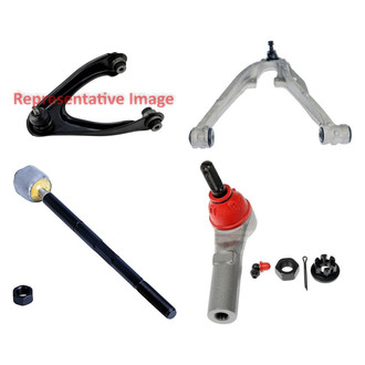 Dorman® - OE Solutions™ Front Driver Side Lower and Upper Control Arm with Ball Joint and Tie Rod End Kit