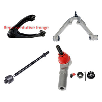Dorman® - OE Solutions™ Front Driver Side Lower and Upper Control Arm with Ball Joint and Tie Rod End Kit