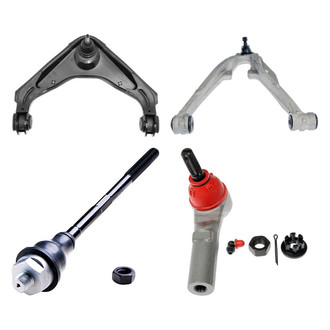Dorman® - OE Solutions™ Front Driver Side Lower and Upper Control Arm with Ball Joint and Tie Rod End Kit