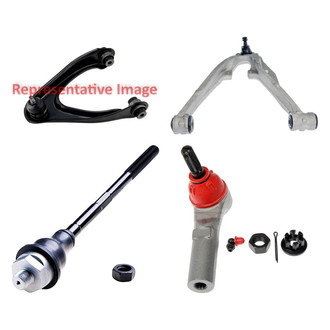 Dorman® - OE Solutions™ Front Driver Side Lower and Upper Control Arm with Ball Joint and Tie Rod End Kit