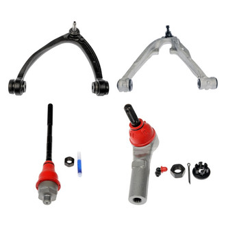Dorman® - OE Solutions™ Front Driver Side Lower and Upper Control Arm with Ball Joint and Tie Rod End Kit