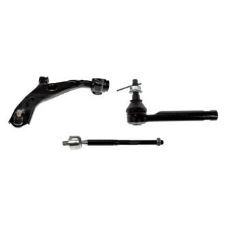 Dorman® - OE Solutions™ Front Driver Side Lower Control Arm with Ball Joint and Tie Rod End Kit