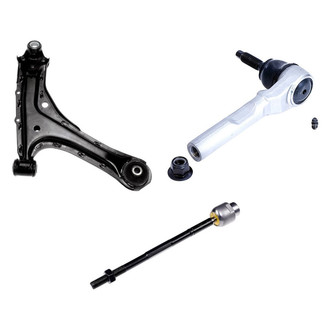 Dorman® - OE Solutions™ Front Driver Side Lower Control Arm with Ball Joint and Tie Rod End Kit
