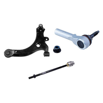 Dorman® - OE Solutions™ Front Driver Side Lower Control Arm with Ball Joint and Tie Rod End Kit