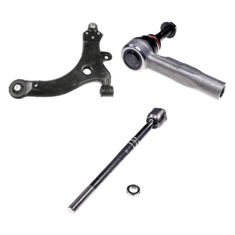 Dorman® - OE Solutions™ Front Driver Side Lower Control Arm with Ball Joint and Tie Rod End Kit