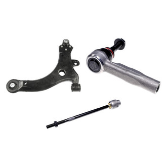 Dorman® - OE Solutions™ Front Driver Side Lower Control Arm with Ball Joint and Tie Rod End Kit