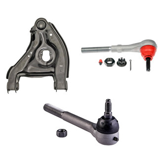 Dorman® - OE Solutions™ Front Driver Side Lower Control Arm with Ball Joint and Tie Rod End Kit