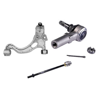 Dorman® - OE Solutions™ Front Driver Side Lower Control Arm with Ball Joint and Tie Rod End Kit
