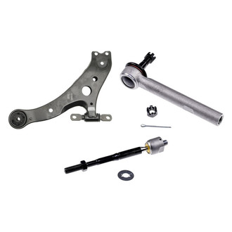 Dorman® - OE Solutions™ Front Driver Side Lower Control Arm with Ball Joint and Tie Rod End Kit