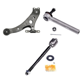 Dorman® - OE Solutions™ Front Driver Side Lower Control Arm with Ball Joint and Tie Rod End Kit