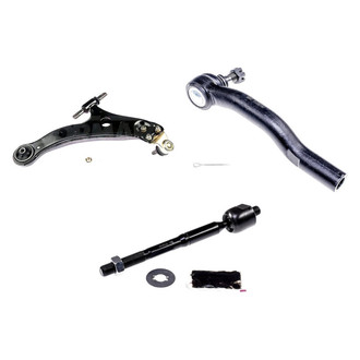 Dorman® - OE Solutions™ Front Driver Side Lower Control Arm with Ball Joint and Tie Rod End Kit