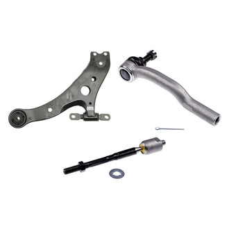 Dorman® - OE Solutions™ Front Driver Side Lower Control Arm with Ball Joint and Tie Rod End Kit