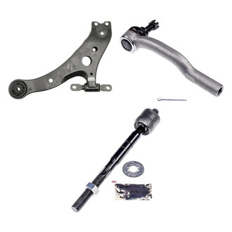 Dorman® - OE Solutions™ Front Driver Side Lower Control Arm with Ball Joint and Tie Rod End Kit