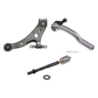 Dorman® - OE Solutions™ Front Driver Side Lower Control Arm with Ball Joint and Tie Rod End Kit