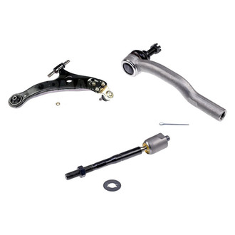 Dorman® - OE Solutions™ Front Driver Side Lower Control Arm with Ball Joint and Tie Rod End Kit