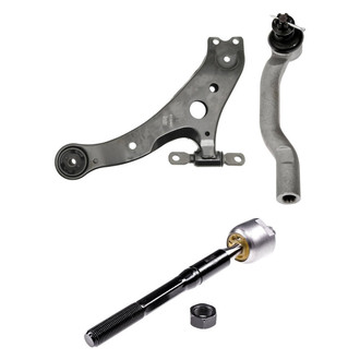 Dorman® - OE Solutions™ Front Driver Side Lower Control Arm with Ball Joint and Tie Rod End Kit