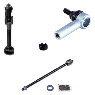 Dorman® - OE Solutions™ Front Driver Side Lower Control Arm with Ball Joint and Tie Rod End Kit