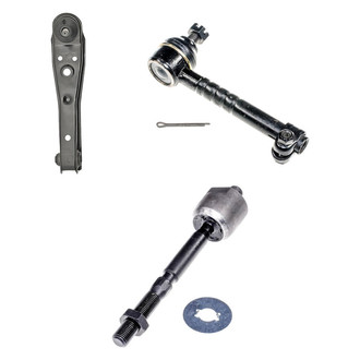 Dorman® - OE Solutions™ Front Driver Side Lower Control Arm with Ball Joint and Tie Rod End Kit