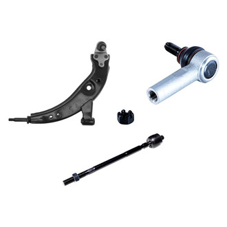 Dorman® - OE Solutions™ Front Driver Side Lower Control Arm with Ball Joint and Tie Rod End Kit