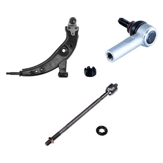 Dorman® - OE Solutions™ Front Driver Side Lower Control Arm with Ball Joint and Tie Rod End Kit