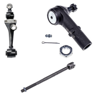 Dorman® - OE Solutions™ Front Driver Side Lower Control Arm with Ball Joint and Tie Rod End Kit