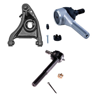 Dorman® - OE Solutions™ Front Driver Side Lower Control Arm with Ball Joint and Tie Rod End Kit