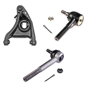 Dorman® - OE Solutions™ Front Driver Side Lower Control Arm with Ball Joint and Tie Rod End Kit